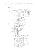 ELECTROMAGNET DEVICE, METHOD OF ASSEMBLING THE SAME, AND ELECTROMAGNETIC     RELAY USING THE SAME diagram and image