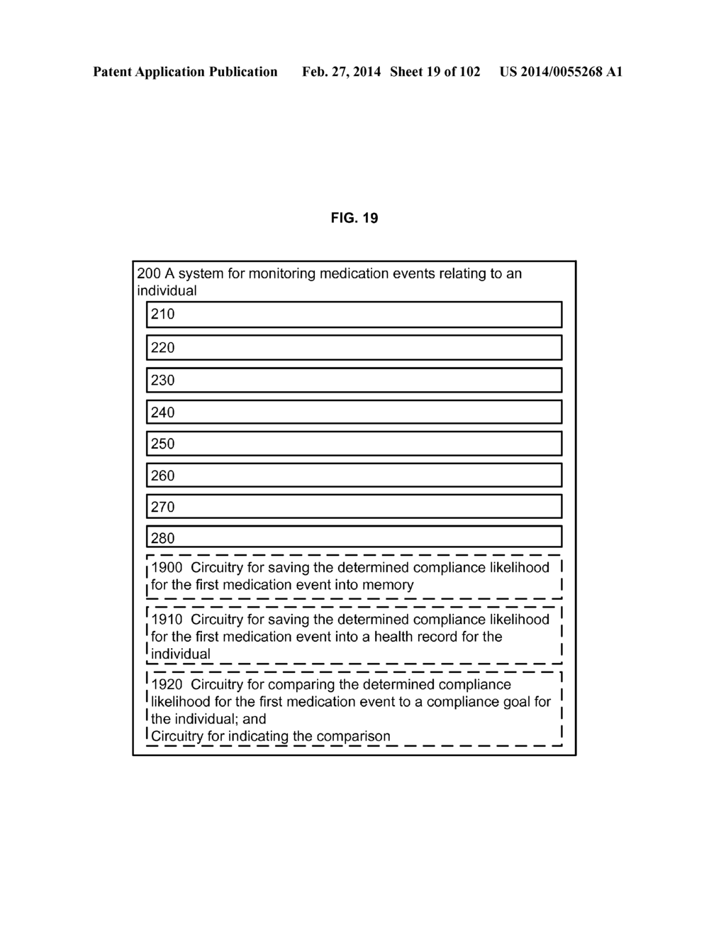 COMPUTATIONAL SYSTEMS AND METHODS FOR MONITORING MEDICATION EVENTS - diagram, schematic, and image 20