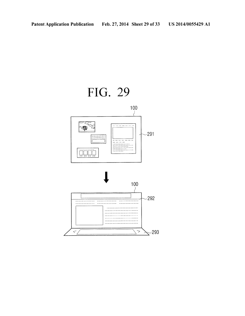 FLEXIBLE DISPLAY APPARATUS AND CONTROLLING METHOD THEREOF - diagram, schematic, and image 30