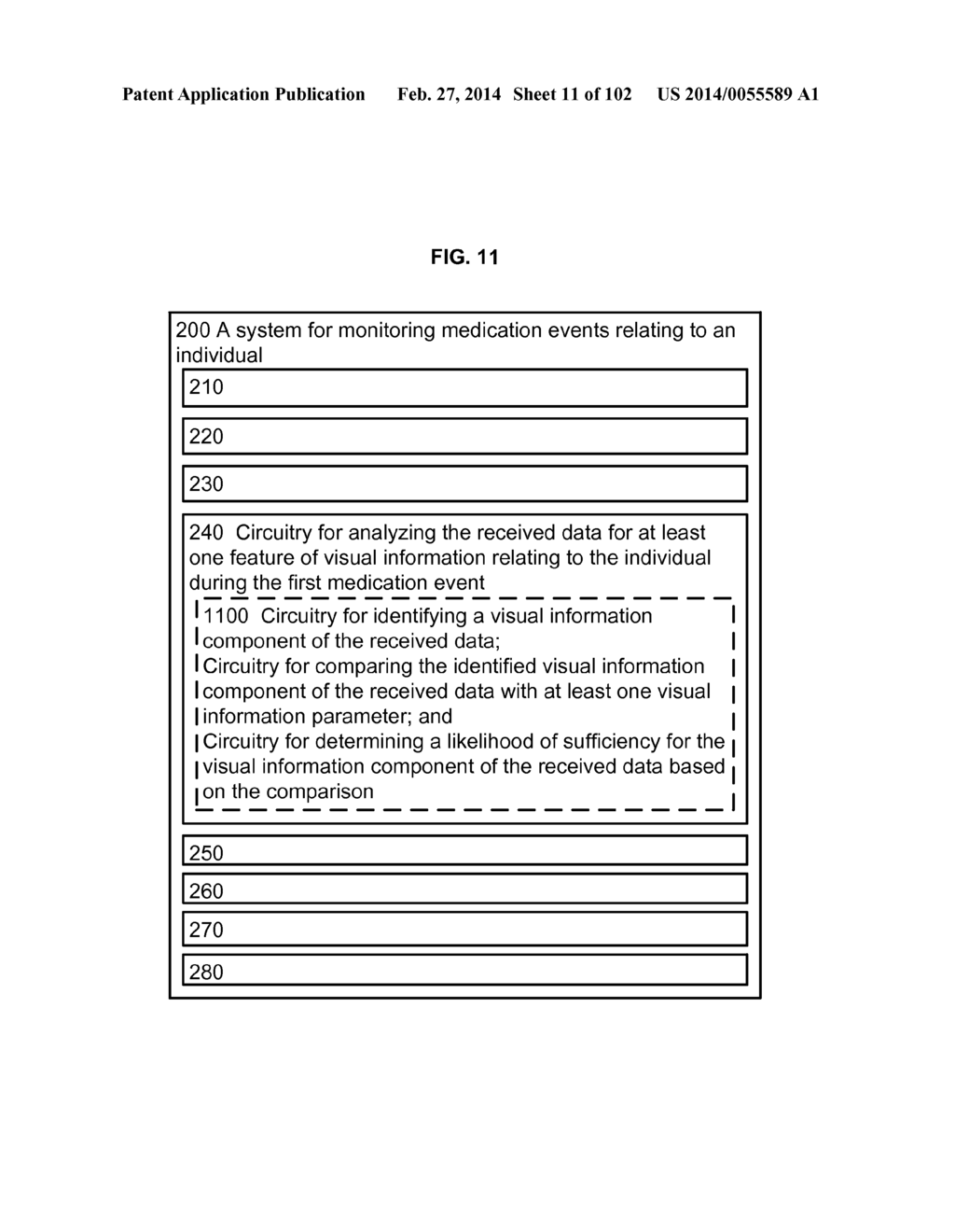 COMPUTATIONAL SYSTEMS AND METHODS FOR MONITORING MEDICATION EVENTS - diagram, schematic, and image 12