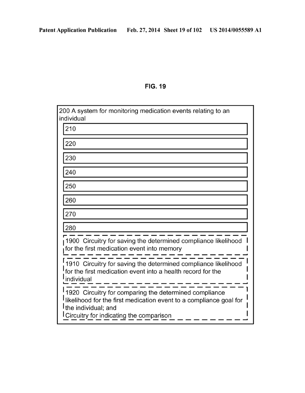 COMPUTATIONAL SYSTEMS AND METHODS FOR MONITORING MEDICATION EVENTS - diagram, schematic, and image 20