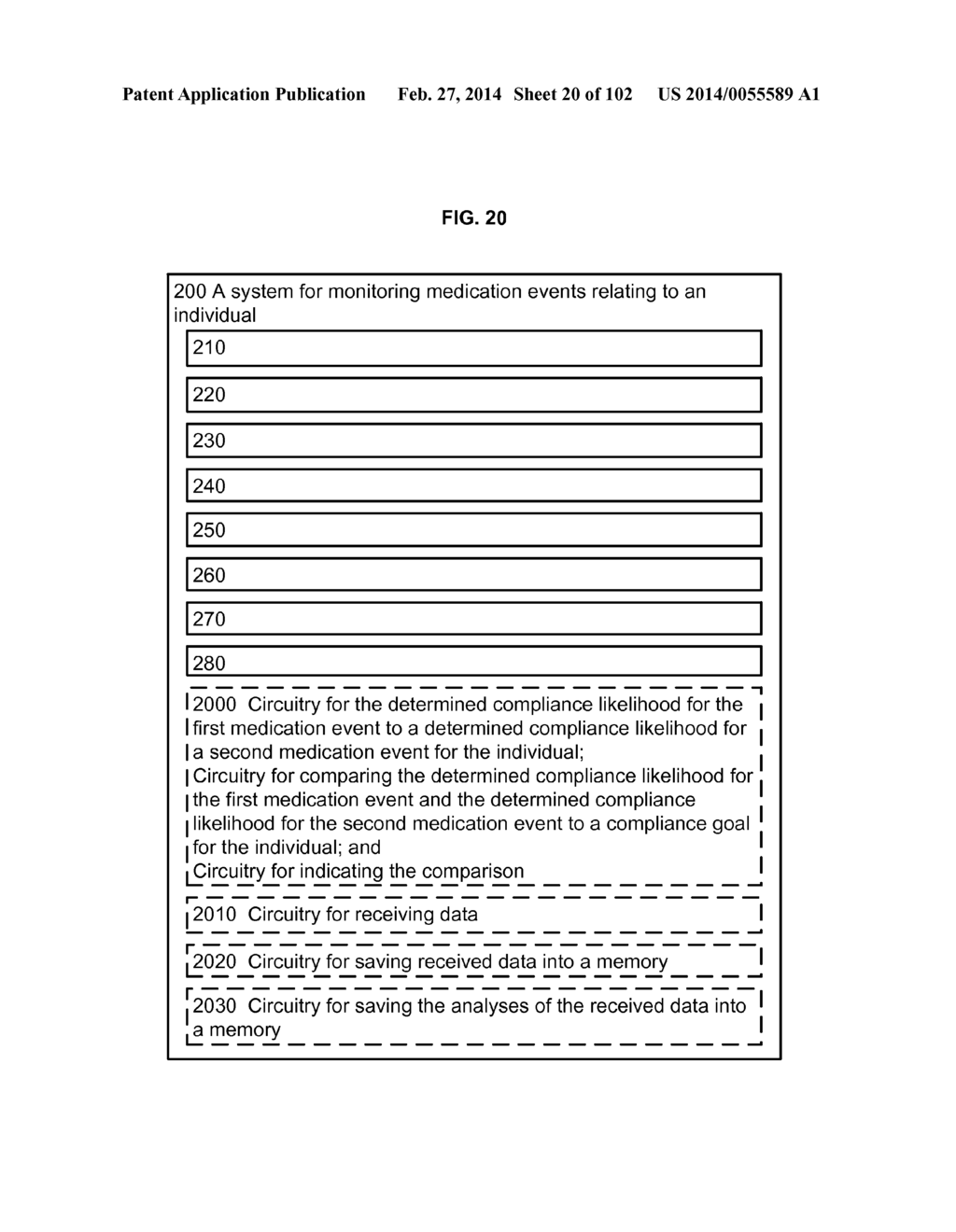 COMPUTATIONAL SYSTEMS AND METHODS FOR MONITORING MEDICATION EVENTS - diagram, schematic, and image 21