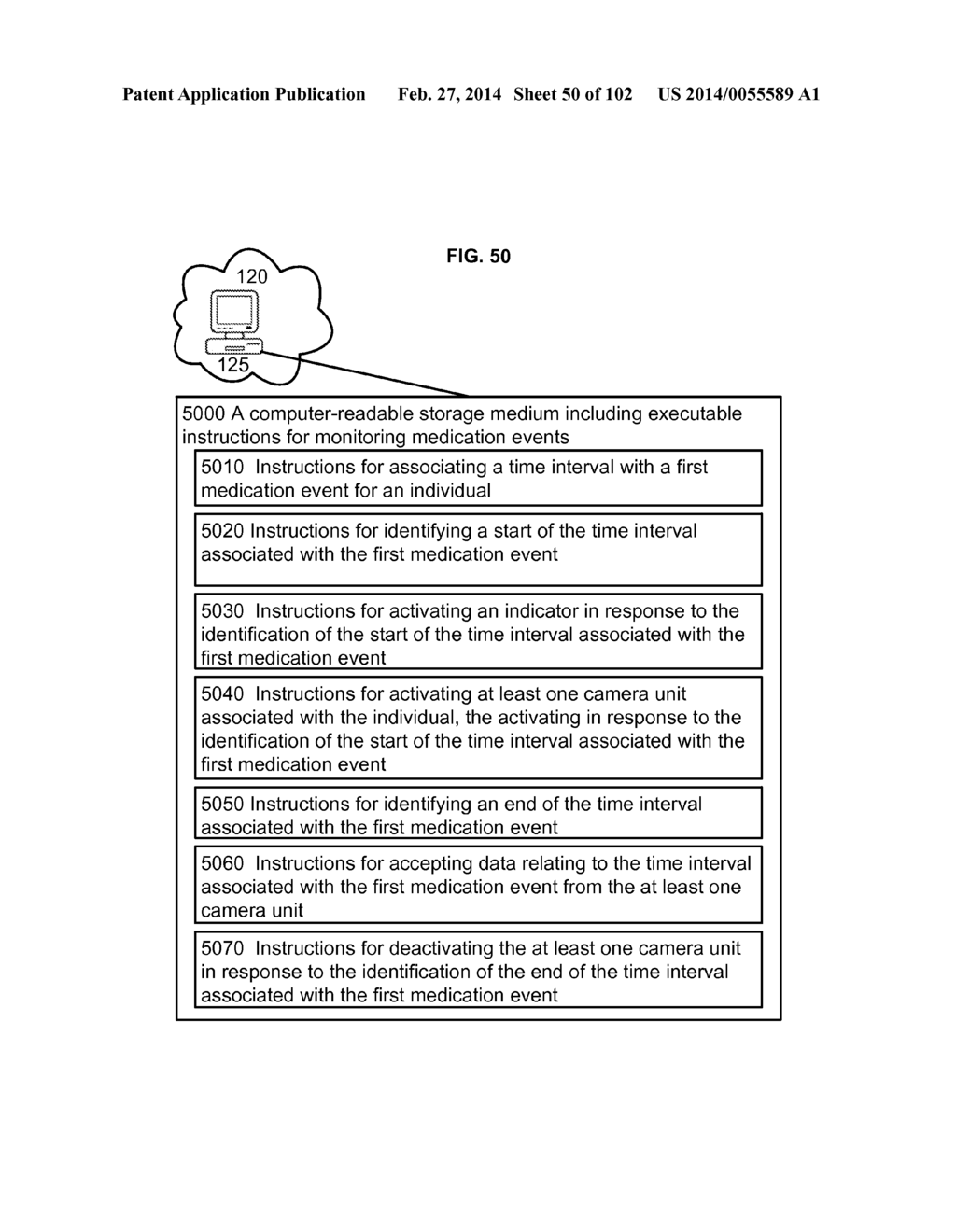 COMPUTATIONAL SYSTEMS AND METHODS FOR MONITORING MEDICATION EVENTS - diagram, schematic, and image 51