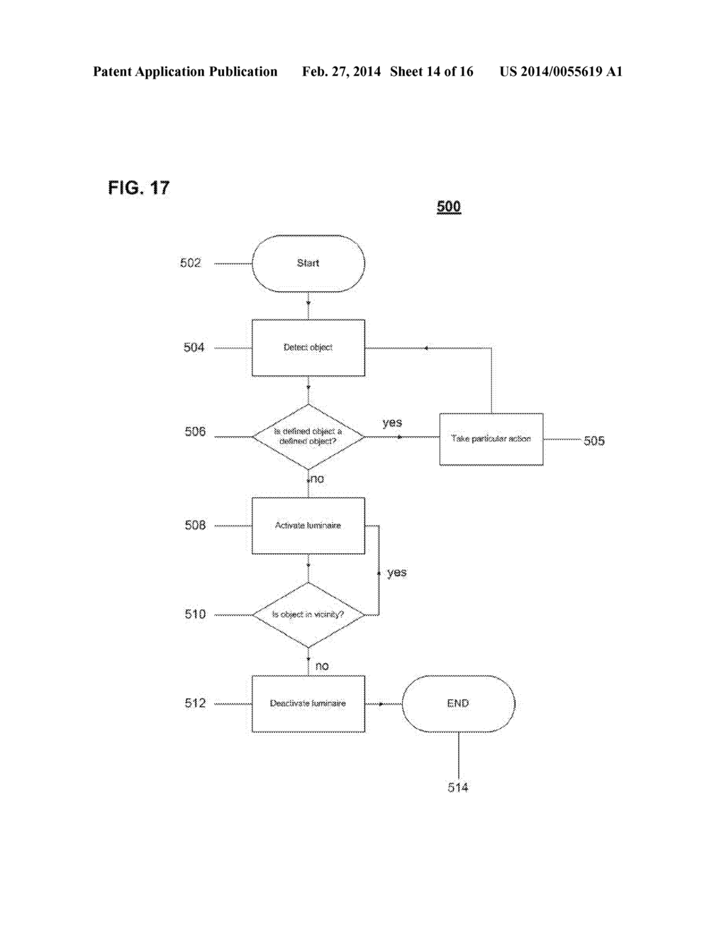 LUMINAIRE TO EMIT LIGHT RESPONSIVE TO AN EMERGENCY ALERT AND ASSOCIATED     METHODS - diagram, schematic, and image 15