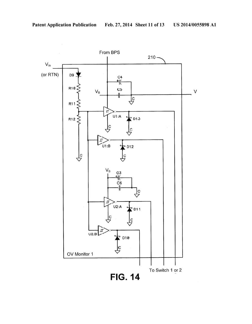 Devices and Methods for Overvoltage Protection - diagram, schematic, and image 12