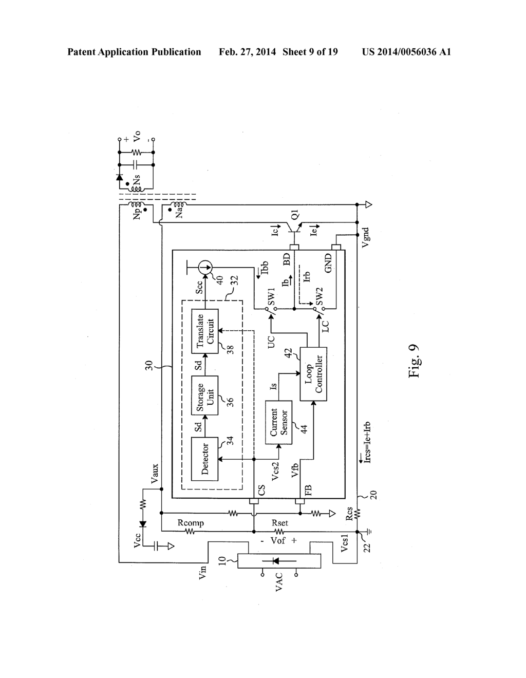 AC-TO-DC POWER CONVERTER AND CONTROL METHOD AND CONTROL INTEGRATED CIRCUIT     THEREOF - diagram, schematic, and image 10