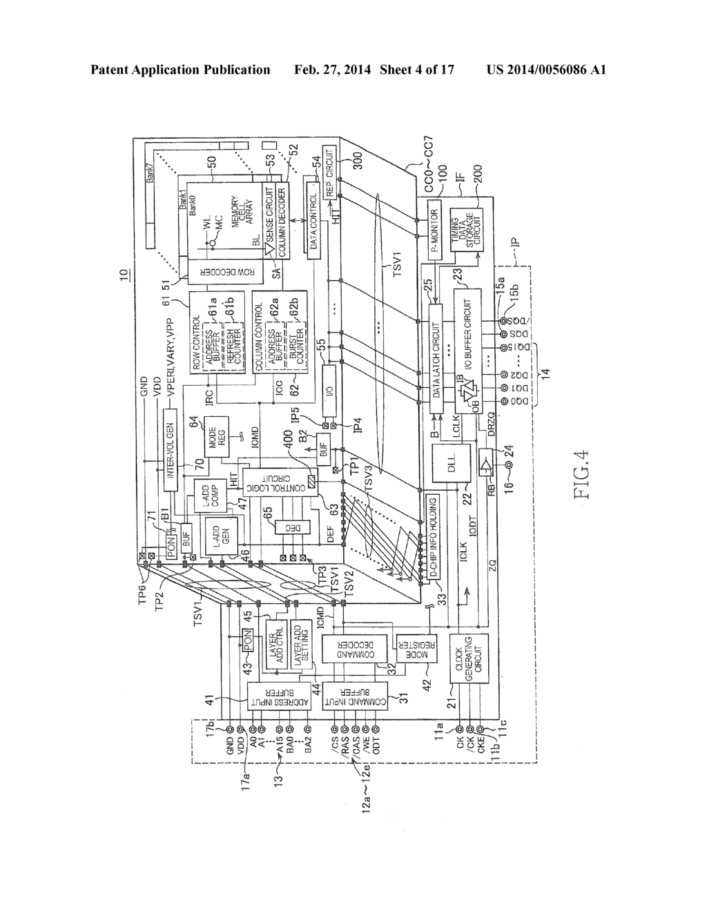 SEMICONDUCTOR MEMORY DEVICE, METHOD OF ADJUSTING THE SAME AND INFORMATION     PROCESSING SYSTEM INCLUDING THE SAME - diagram, schematic, and image 05