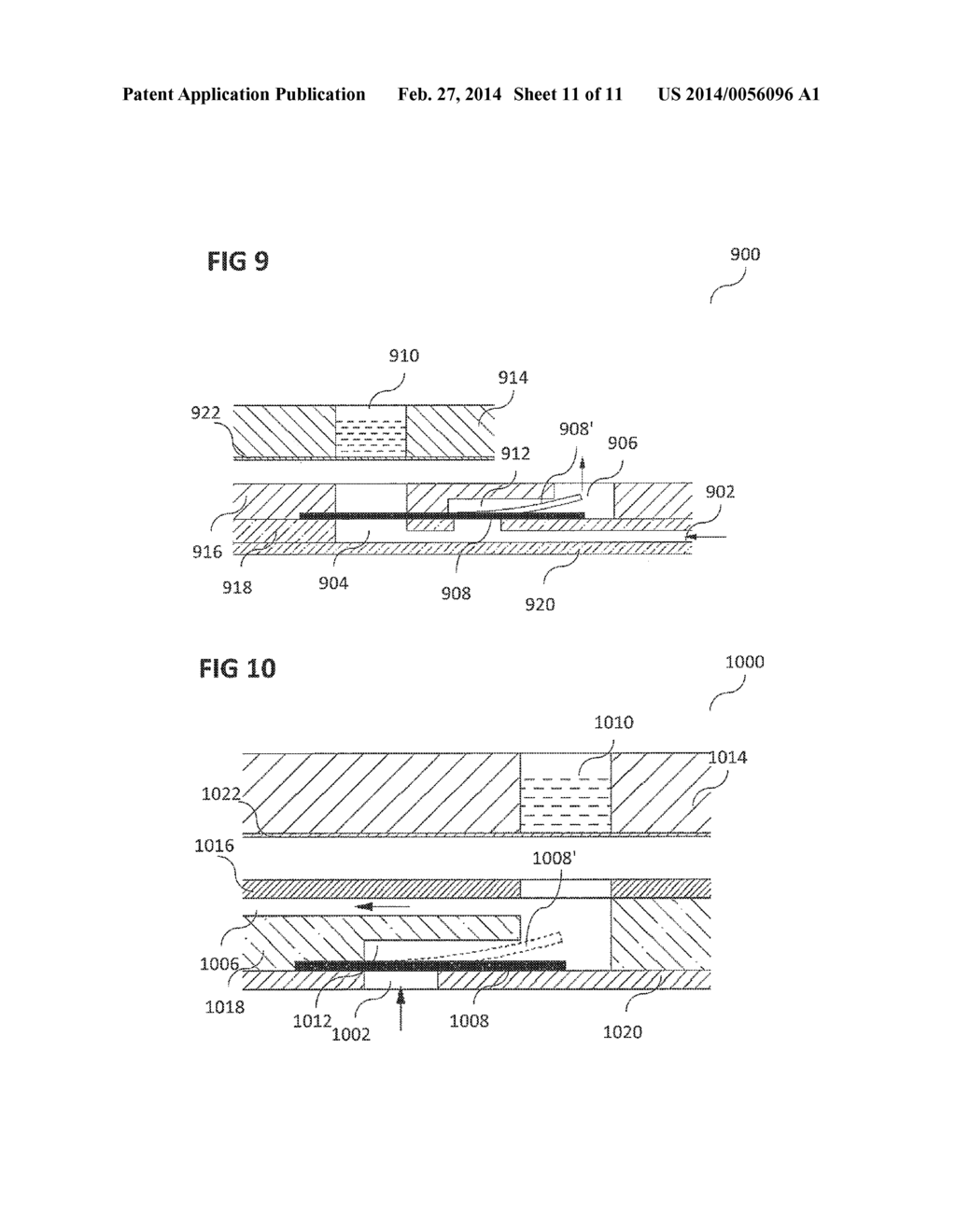 MICROFLUIDIC AGITATOR DEVICES AND METHODS FOR AGITATION OF A FLUID - diagram, schematic, and image 12