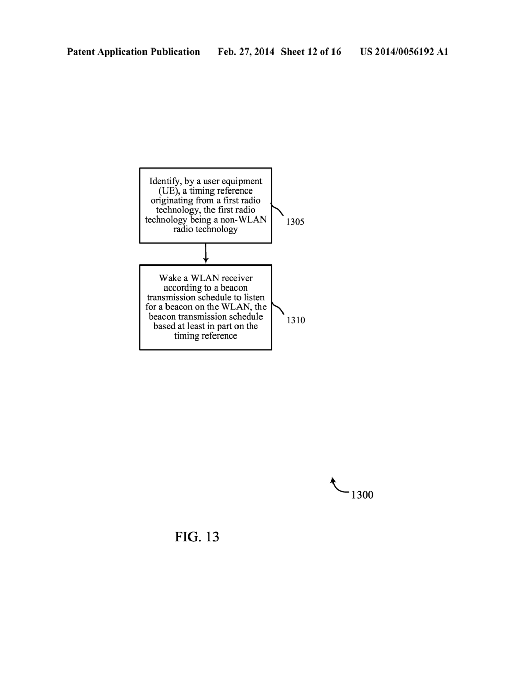 WIRELESS LOCAL AREA NETWORK DISCOVERY USING NON-WLAN TIMING REFERENCE - diagram, schematic, and image 13