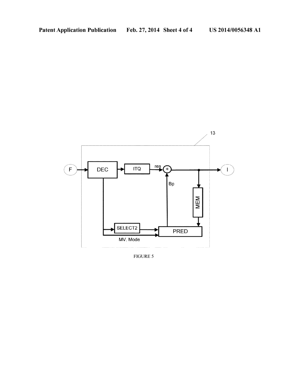 METHODS AND DEVICE FOR RECONSTRUCTING AND CODING AN IMAGE BLOCK - diagram, schematic, and image 05