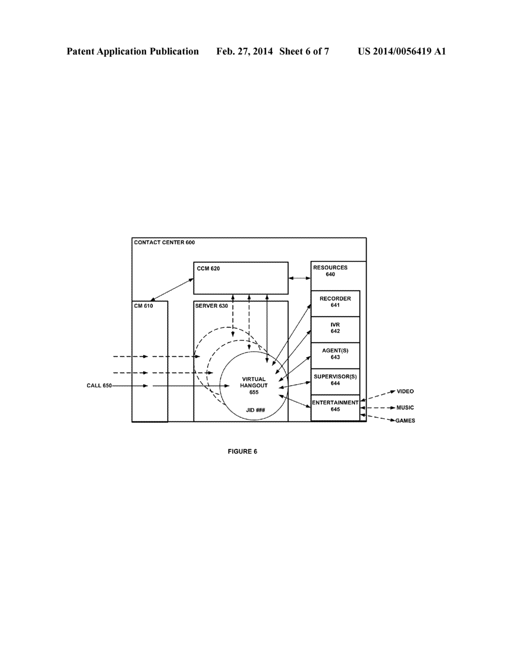 CLOUD BASED CONTACT CENTER PLATFORM POWERED BY INDIVIDUAL MULTI-PARTY     CONFERENCE ROOMS - diagram, schematic, and image 07