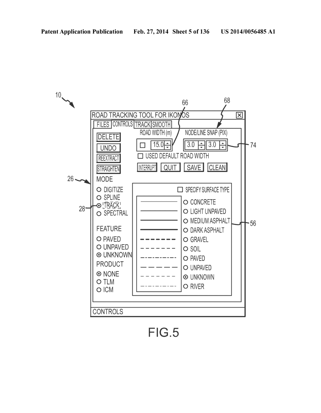 SEMI-AUTOMATIC EXTRACTION OF LINEAR FEATURES FROM IMAGE DATA INCLUDING     PATH MATERIAL TYPE ATTRIBUTION - diagram, schematic, and image 06