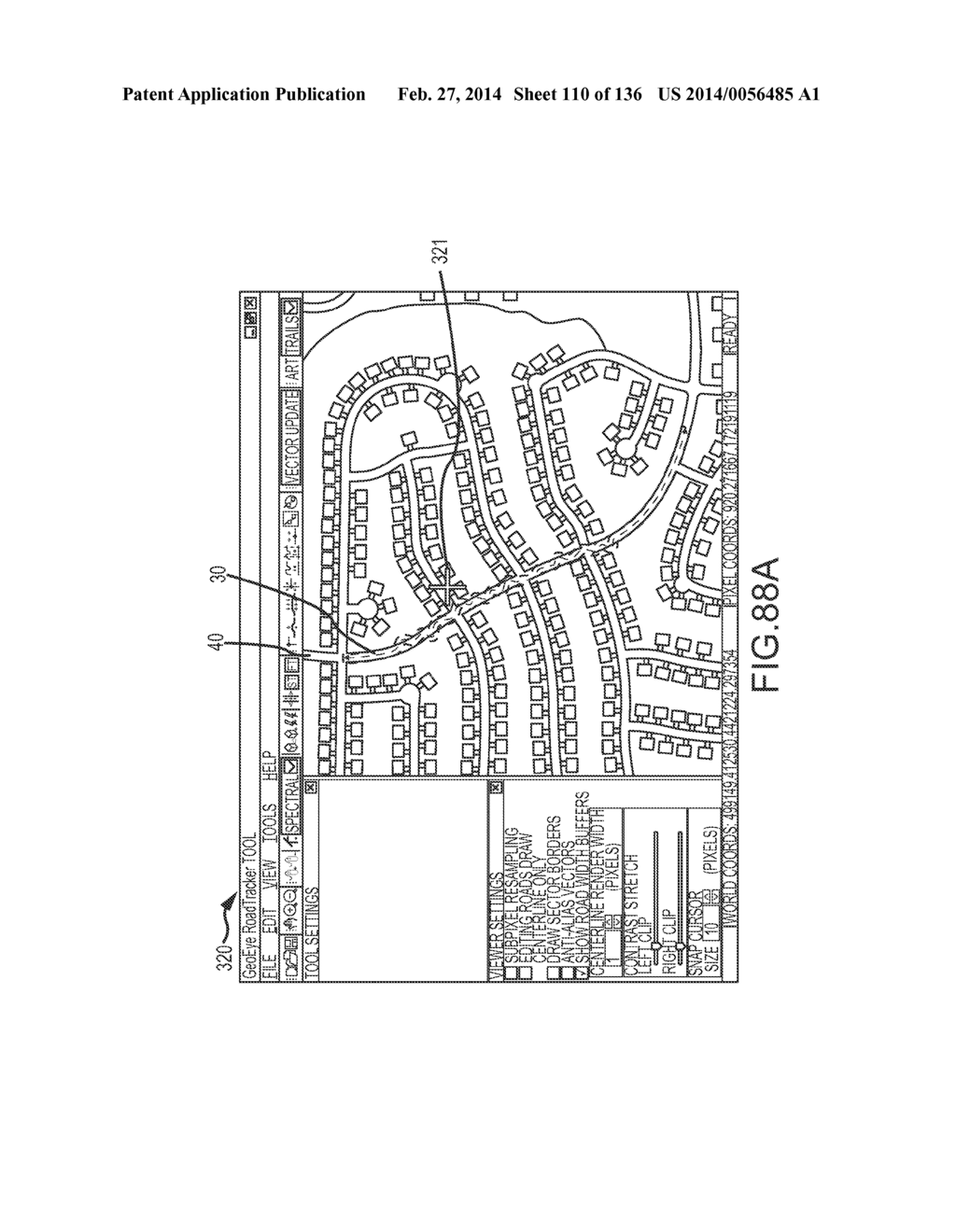 SEMI-AUTOMATIC EXTRACTION OF LINEAR FEATURES FROM IMAGE DATA INCLUDING     PATH MATERIAL TYPE ATTRIBUTION - diagram, schematic, and image 111