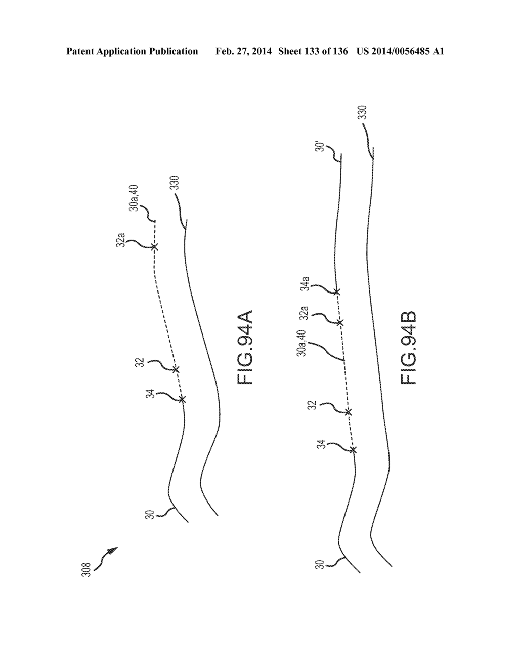 SEMI-AUTOMATIC EXTRACTION OF LINEAR FEATURES FROM IMAGE DATA INCLUDING     PATH MATERIAL TYPE ATTRIBUTION - diagram, schematic, and image 134