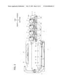 Image Forming Device Having Belt Cleaner and Drum Cleaner Both Provided in     One of Drum Units diagram and image