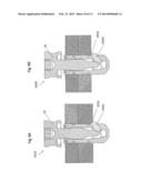 BOLT AND CLAMPING SYSTEM USING BOLTS diagram and image