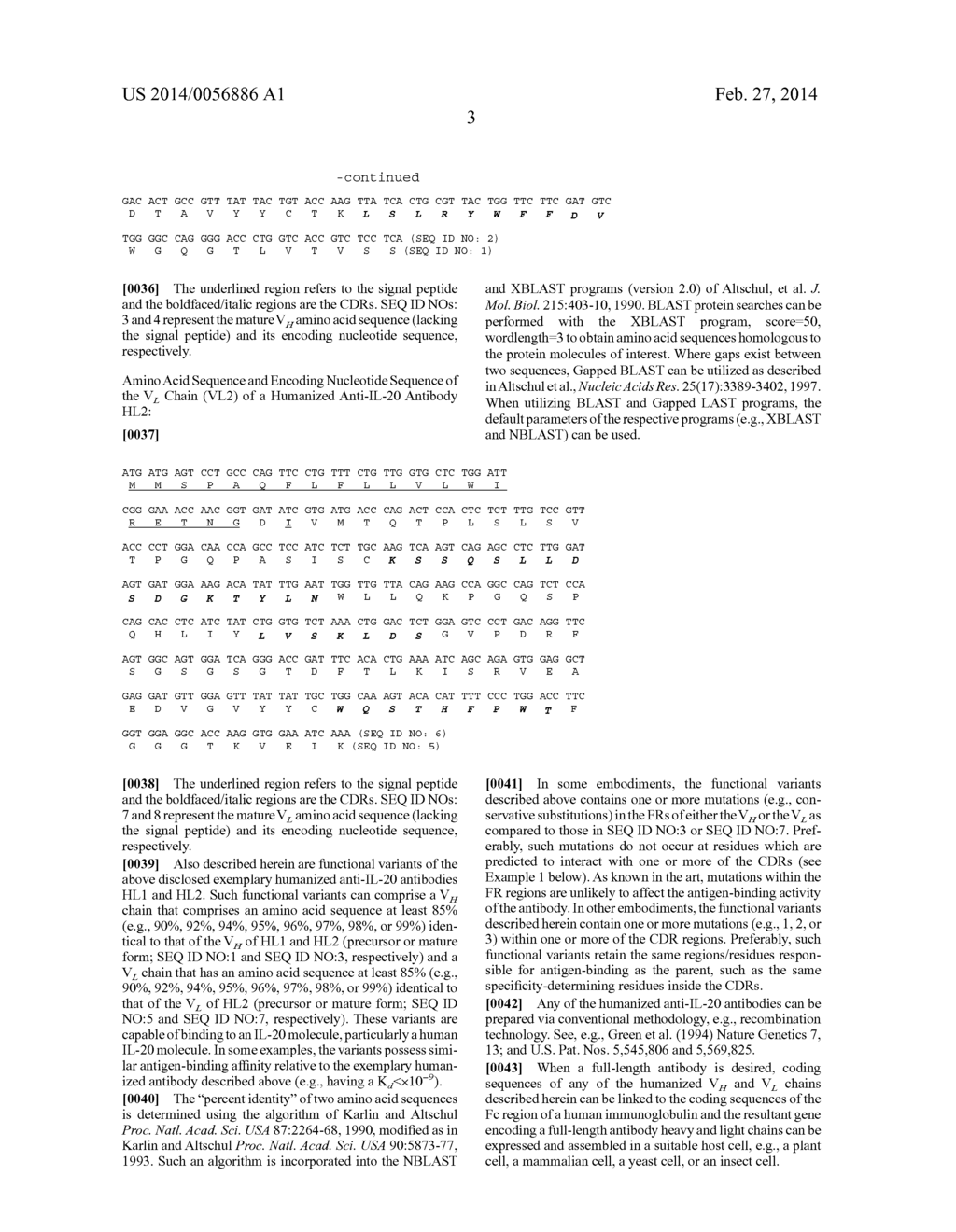 Humanized Anti-IL-20 Antibody And Uses Thereof - diagram, schematic, and image 05