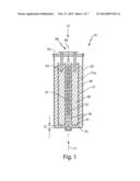 ALKALINE CELL HAVING INCREASED INTERFACIAL AREA diagram and image