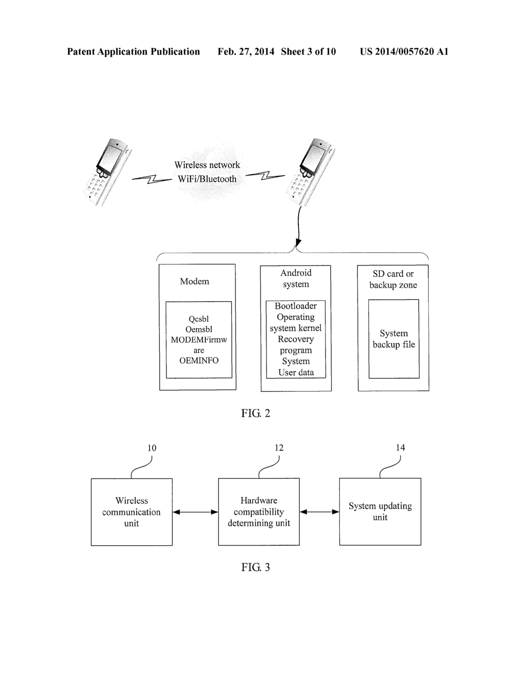 METHOD, SYSTEM, AND TERMINAL FOR PERFORMING SYSTEM UPDATE BETWEEN MOBILE     COMMUNICATION TERMINALS - diagram, schematic, and image 04