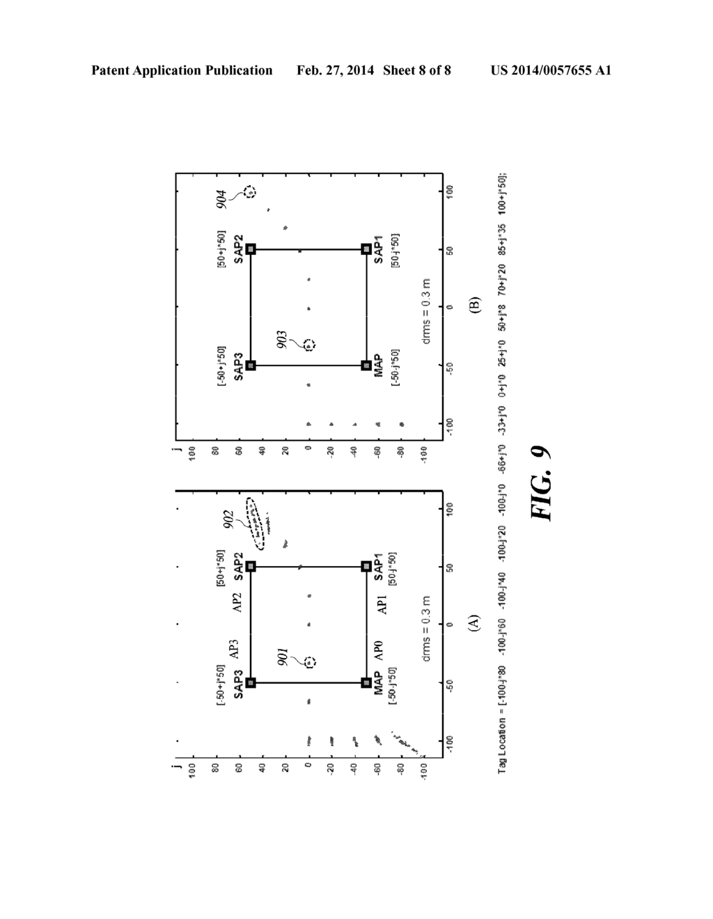 METHOD AND APPARATUS FOR MEASURING DISTANCES, AND METHOD FOR DETERMINING     POSITIONS - diagram, schematic, and image 09