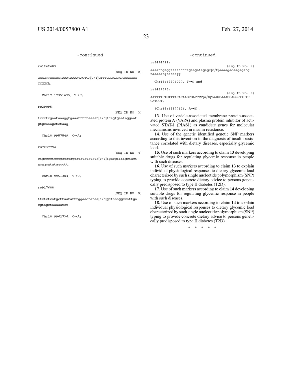 SINGLE NUCLEOTIDE POLYMORPHISM ASSOCIATED WITH RISK OF INSULIN RESISTANCE     DEVELOPMENT - diagram, schematic, and image 30