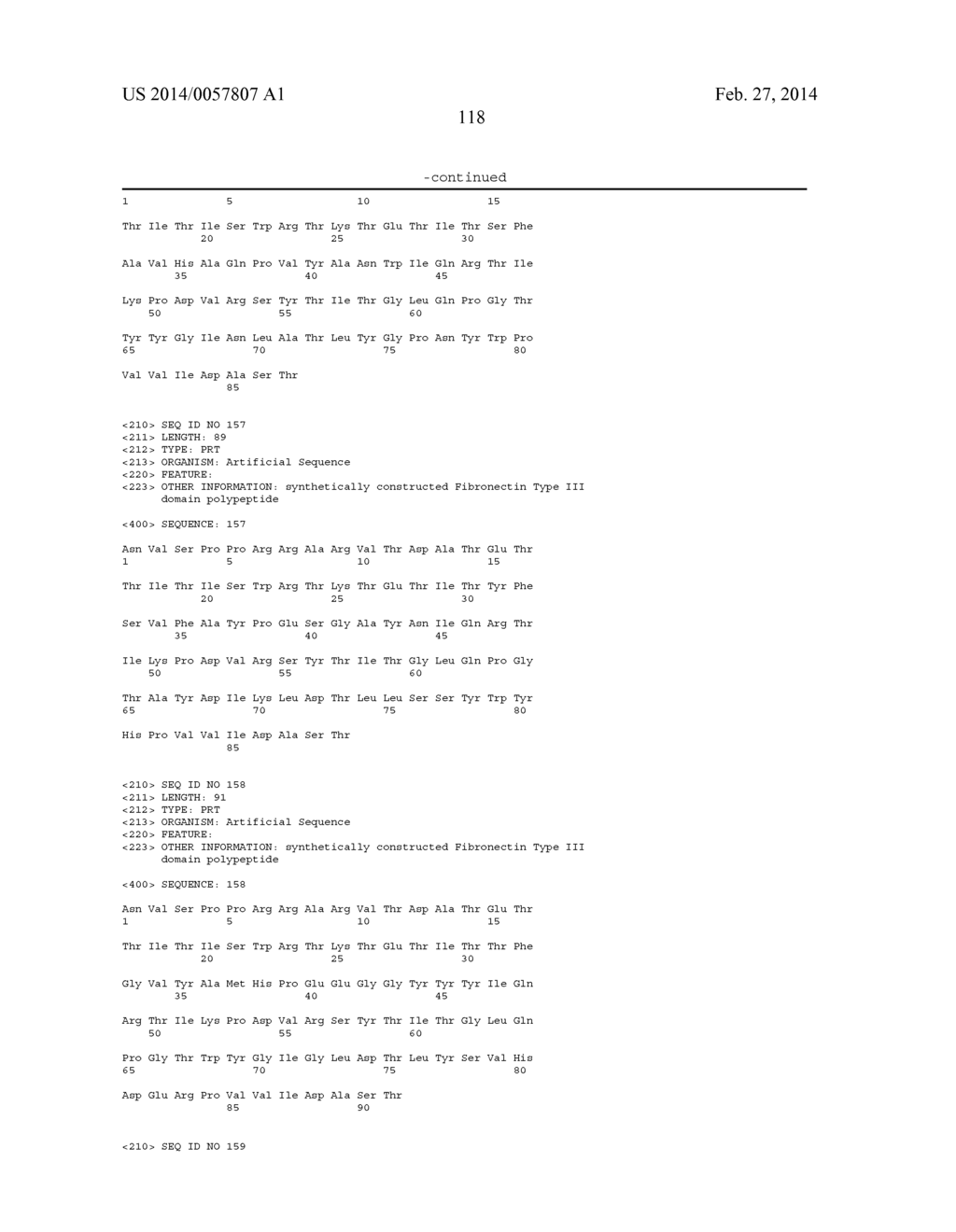 FIBRONECTIN CRADLE MOLECULES AND LIBRARIES THEREOF - diagram, schematic, and image 185