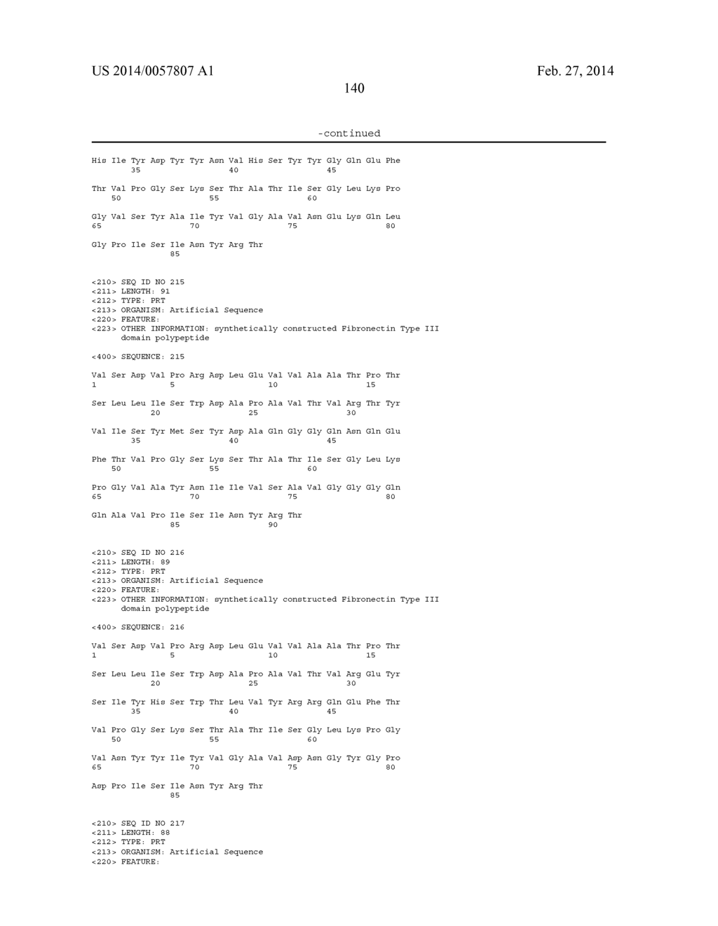 FIBRONECTIN CRADLE MOLECULES AND LIBRARIES THEREOF - diagram, schematic, and image 207