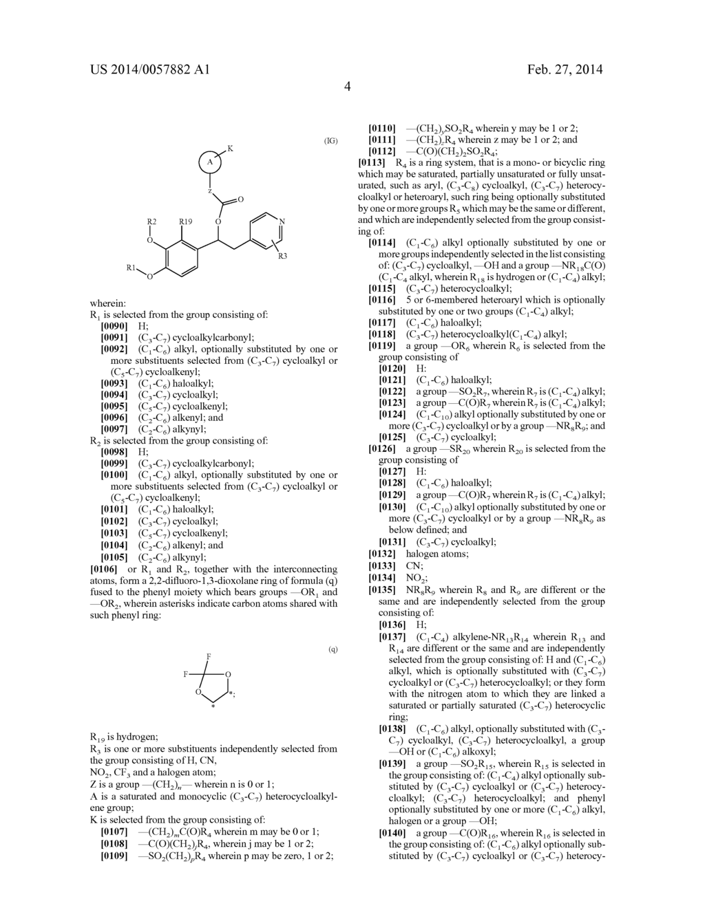 DERIVATIVES OF 1-PHENYL-2-PYRIDINYL ALKYL ALCOHOLS AS PHOSPHODIESTERASE     INHIBITORS - diagram, schematic, and image 05