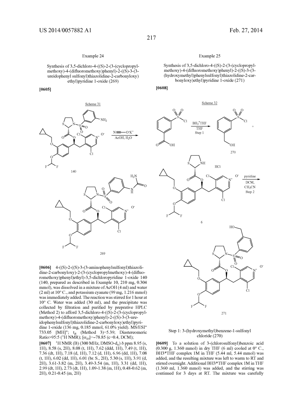 DERIVATIVES OF 1-PHENYL-2-PYRIDINYL ALKYL ALCOHOLS AS PHOSPHODIESTERASE     INHIBITORS - diagram, schematic, and image 218