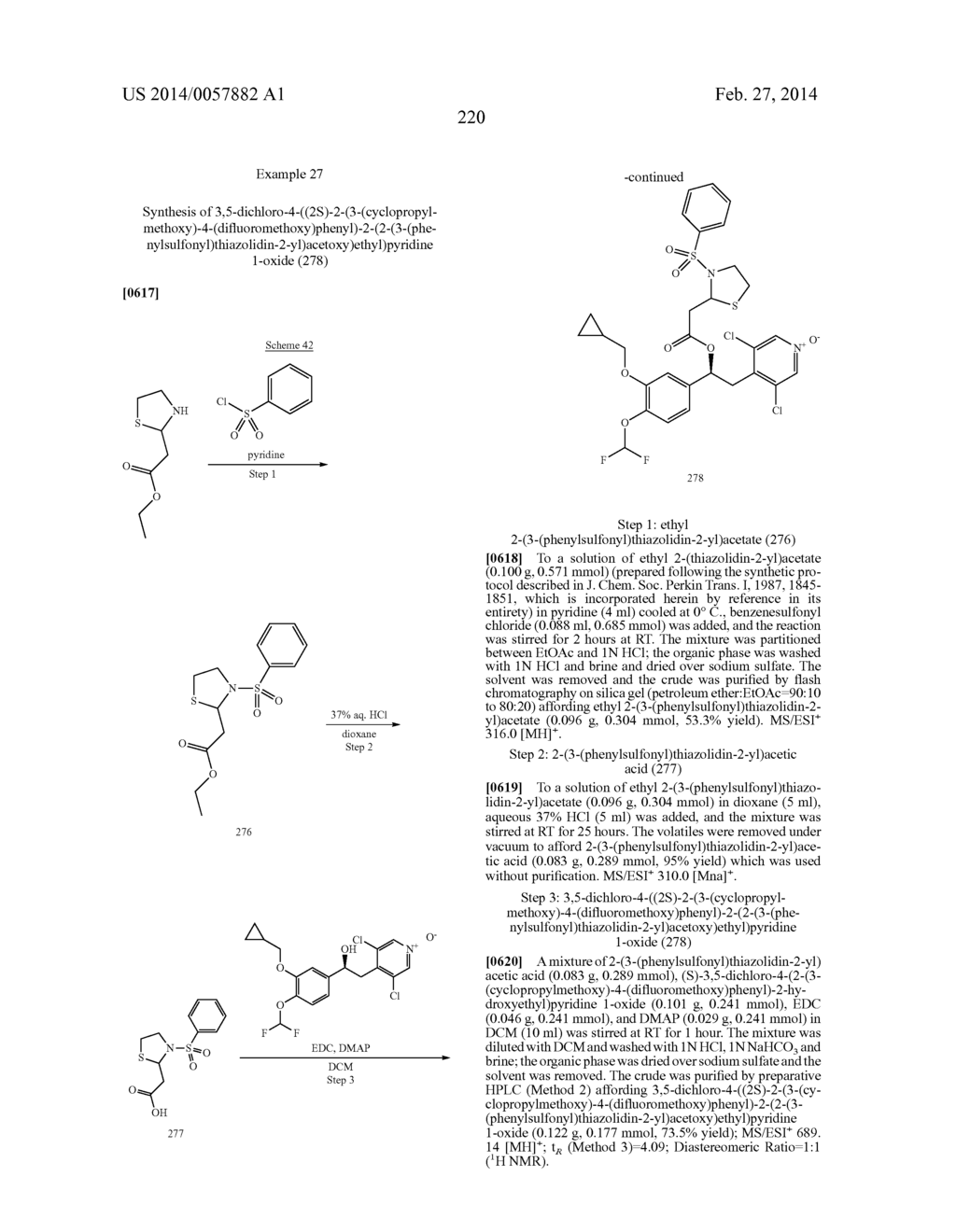 DERIVATIVES OF 1-PHENYL-2-PYRIDINYL ALKYL ALCOHOLS AS PHOSPHODIESTERASE     INHIBITORS - diagram, schematic, and image 221