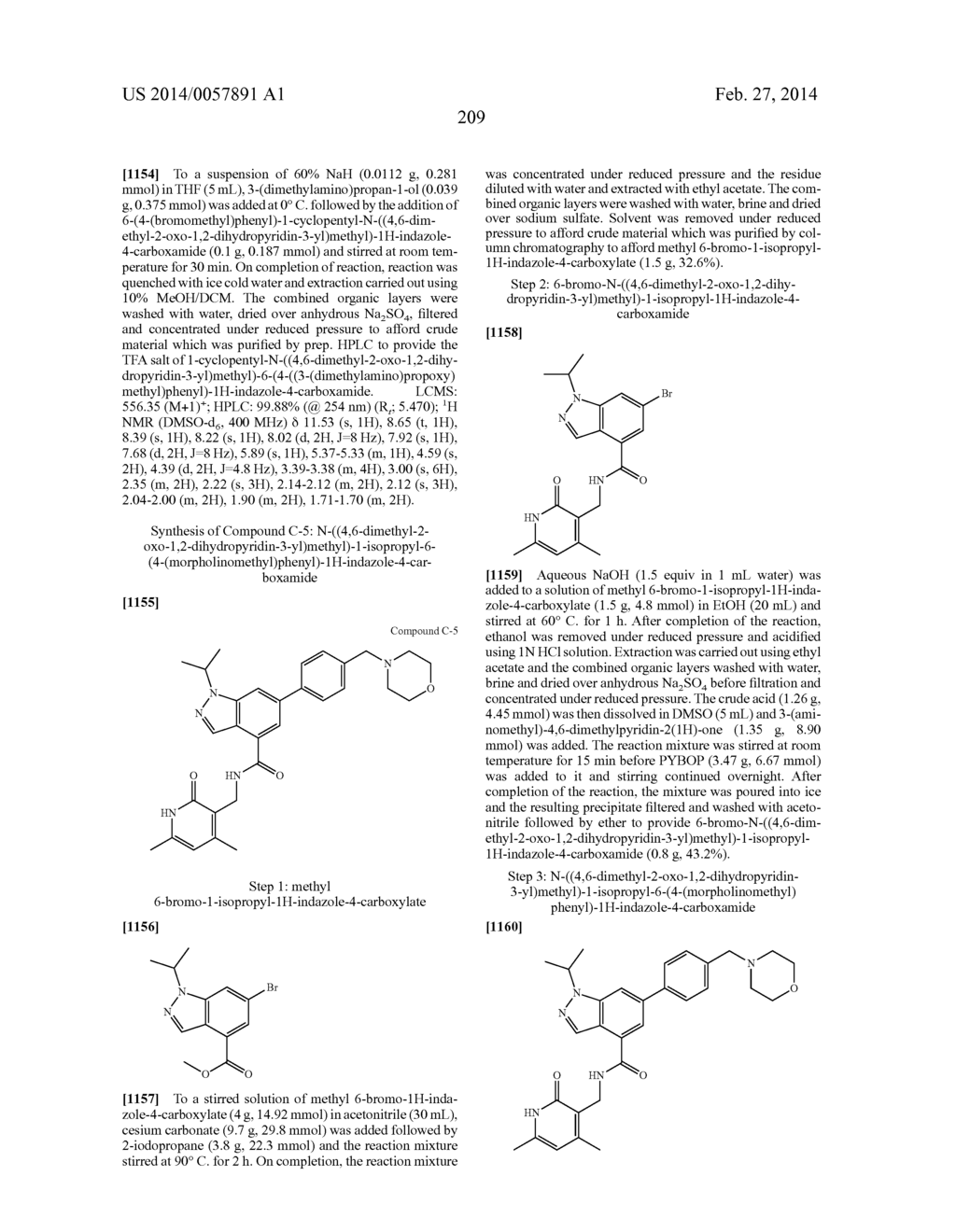 Substituted 6,5-Fused Bicyclic Heteroaryl Compounds - diagram, schematic, and image 210