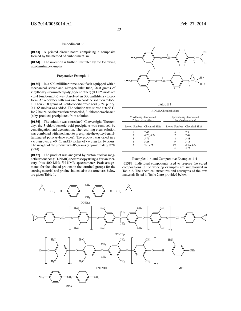 EPOXYBENZYL-TERMINATED POLY(ARYLENE ETHER)S, METHOD FOR PREPARATION     THEREOF, AND CURABLE COMPOSITIONS COMPRISING SAME - diagram, schematic, and image 25