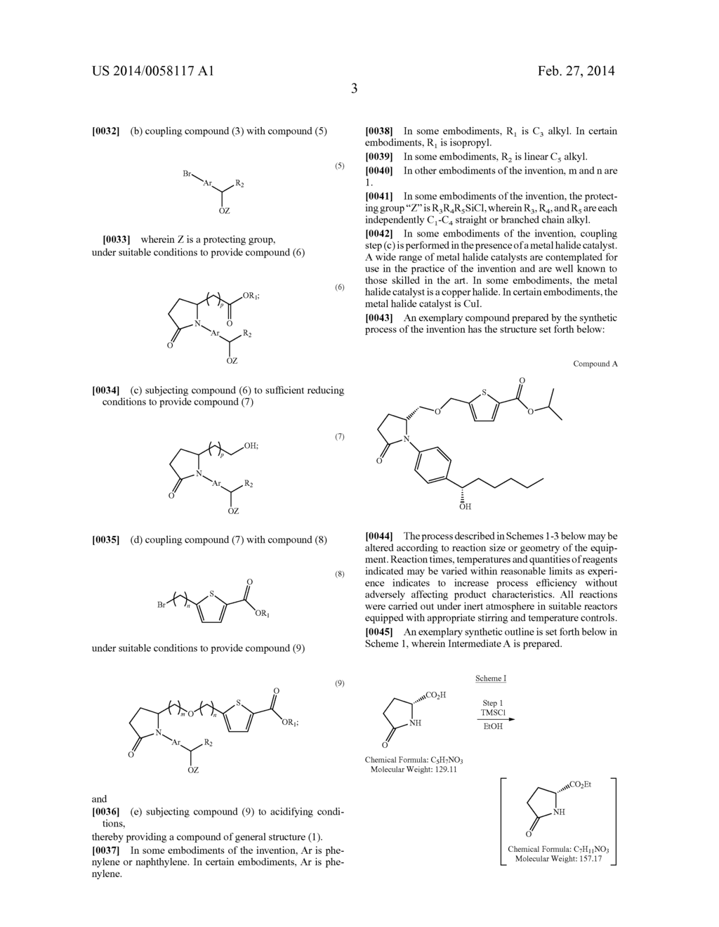 PROCESS FOR THE SYNTHESIS OF SUBSTITUTED GAMMA LACTAMS - diagram, schematic, and image 04