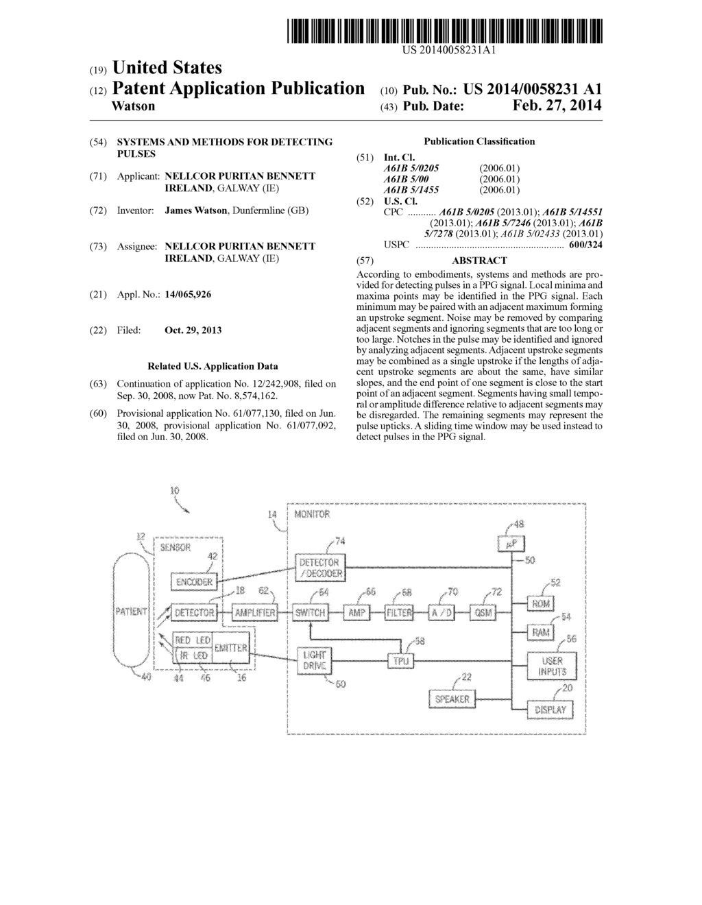 SYSTEMS AND METHODS FOR DETECTING PULSES - diagram, schematic, and image 01