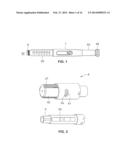 MEDICATED MODULE WITH AUTOMATIC RESERVOIR ENGAGEMENT AND LOCK MECHANISM diagram and image