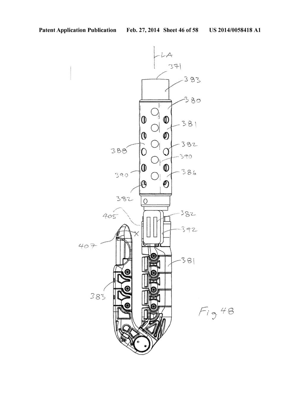 METHODS AND DEVICES FOR MANIPULATING AND FASTENING TISSUE - diagram, schematic, and image 47