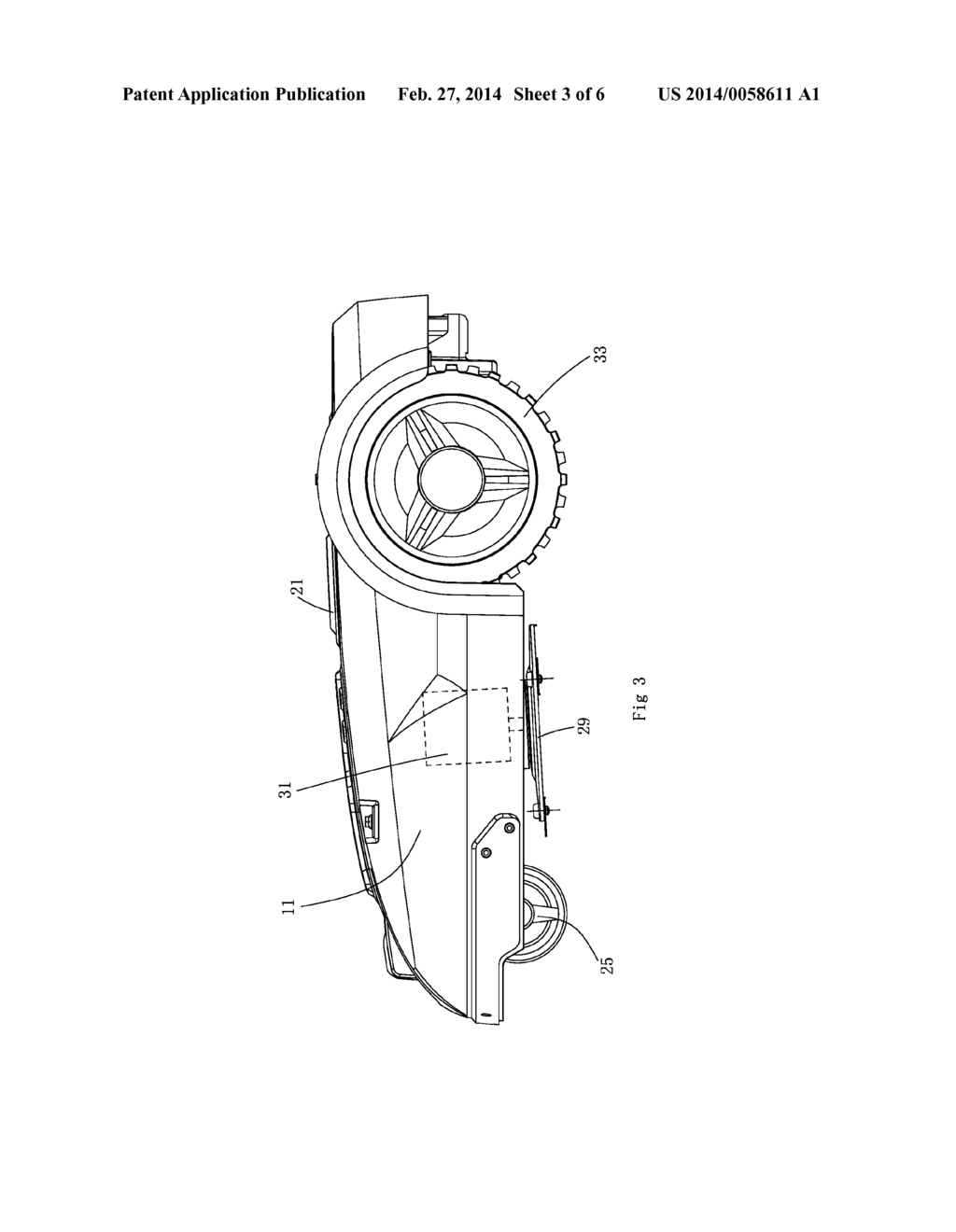 AUTONOMOUS WORKING SYSTEM, AN AUTONOMOUS VEHICLE AND A TURNING METHOD     THEREOF - diagram, schematic, and image 04