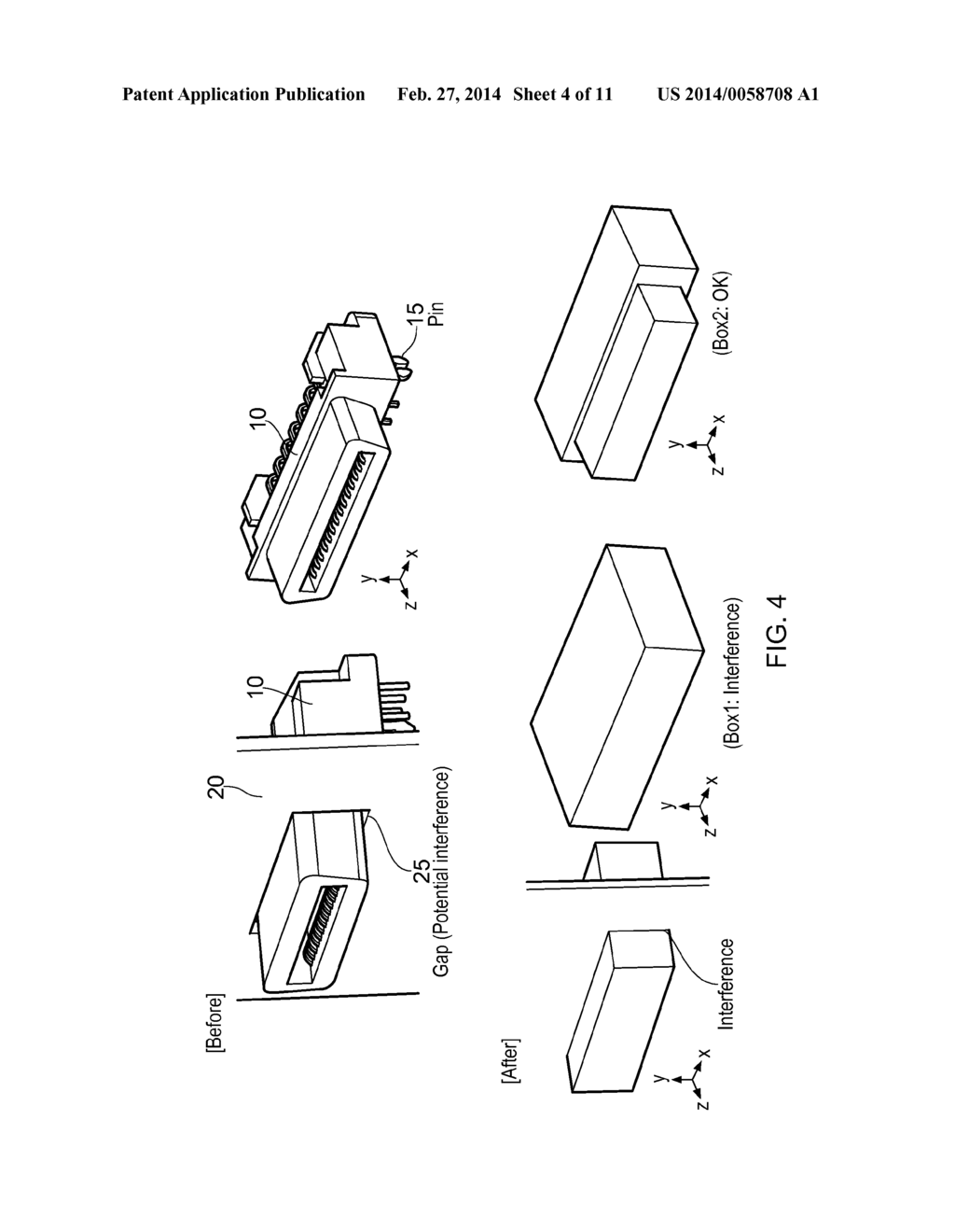 COMPUTER-IMPLEMENTED METHOD OF SIMPLIFYING A COMPLEX PART IN A GEOMETRIC     MODEL - diagram, schematic, and image 05