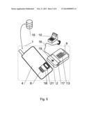 POS PAYMENT TERMINAL AND A METHOD OF DIRECT DEBIT PAYMENT TRANSACTION     USING A MOBILE COMMUNICATION DEVICE, SUCH AS A MOBILE PHONE diagram and image