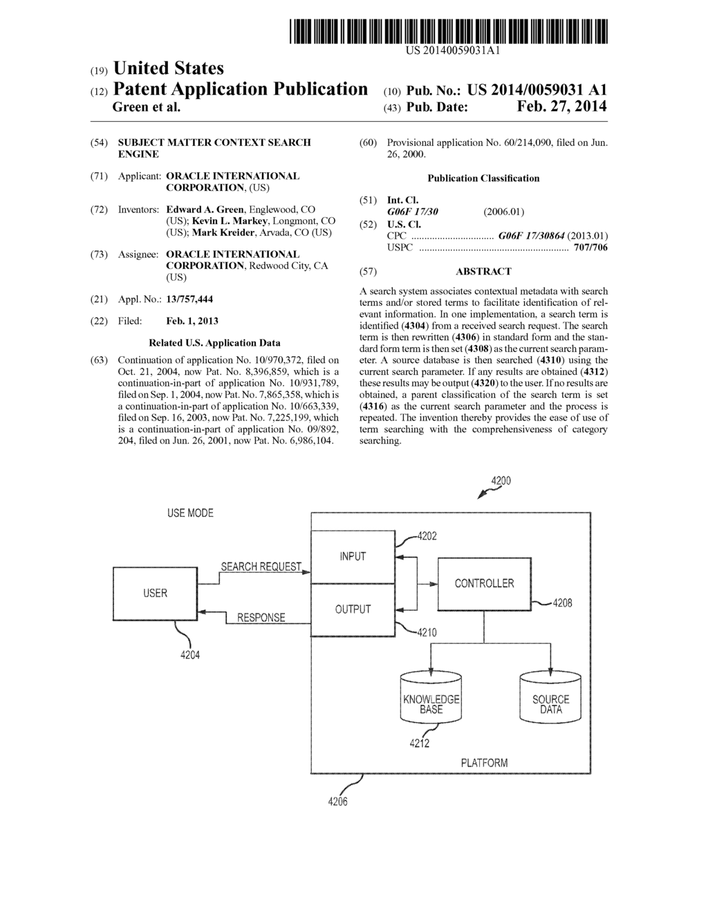 Subject Matter Context Search Engine - diagram, schematic, and image 01