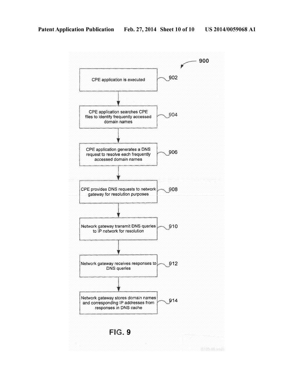 SYSTEM, METHOD AND COMPUTER PROGRAM PRODUCT FOR SELECTIVELY CACHING DOMAIN     NAME SYSTEM INFORMATION ON A NETWORK GATEWAY - diagram, schematic, and image 11