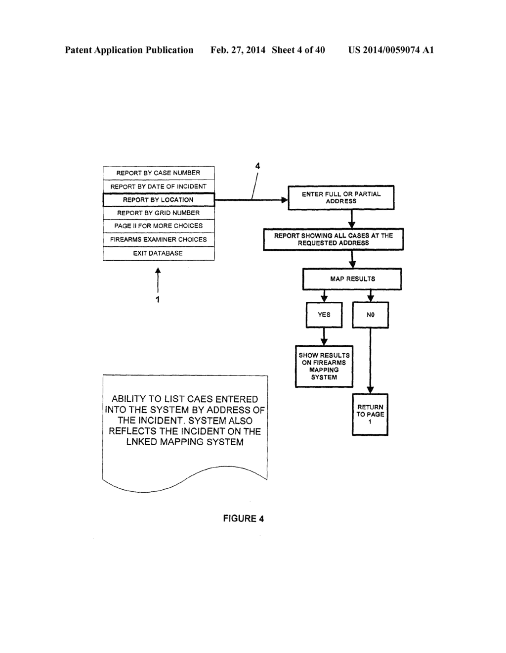 System and Methods for Linking Multiple Events Involving Firearms and Gang     Related Activities - diagram, schematic, and image 05