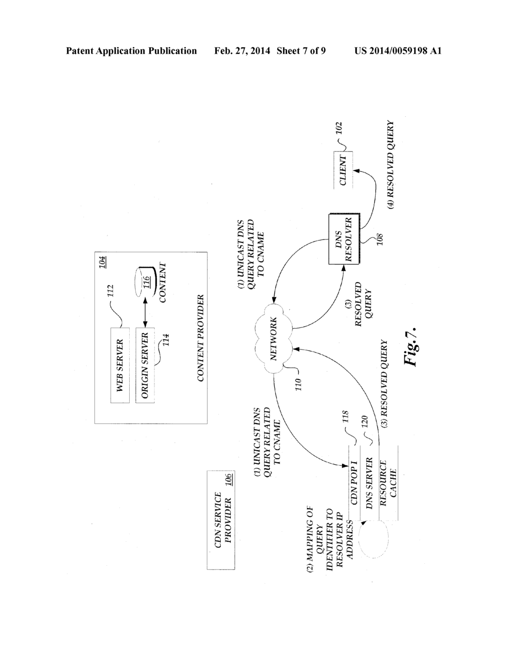 REQUEST ROUTING MANAGEMENT BASED ON NETWORK COMPONENTS - diagram, schematic, and image 08