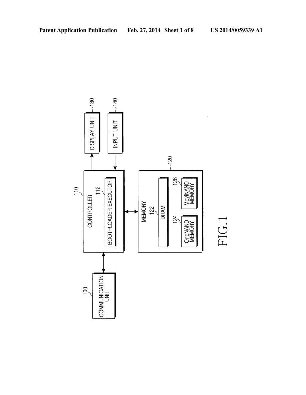 APPARATUS AND METHOD FOR DOWNLOADING CONTENTS USING AN INTERIOR MASS     STORAGE IN A PORTABLE TERMINAL - diagram, schematic, and image 02