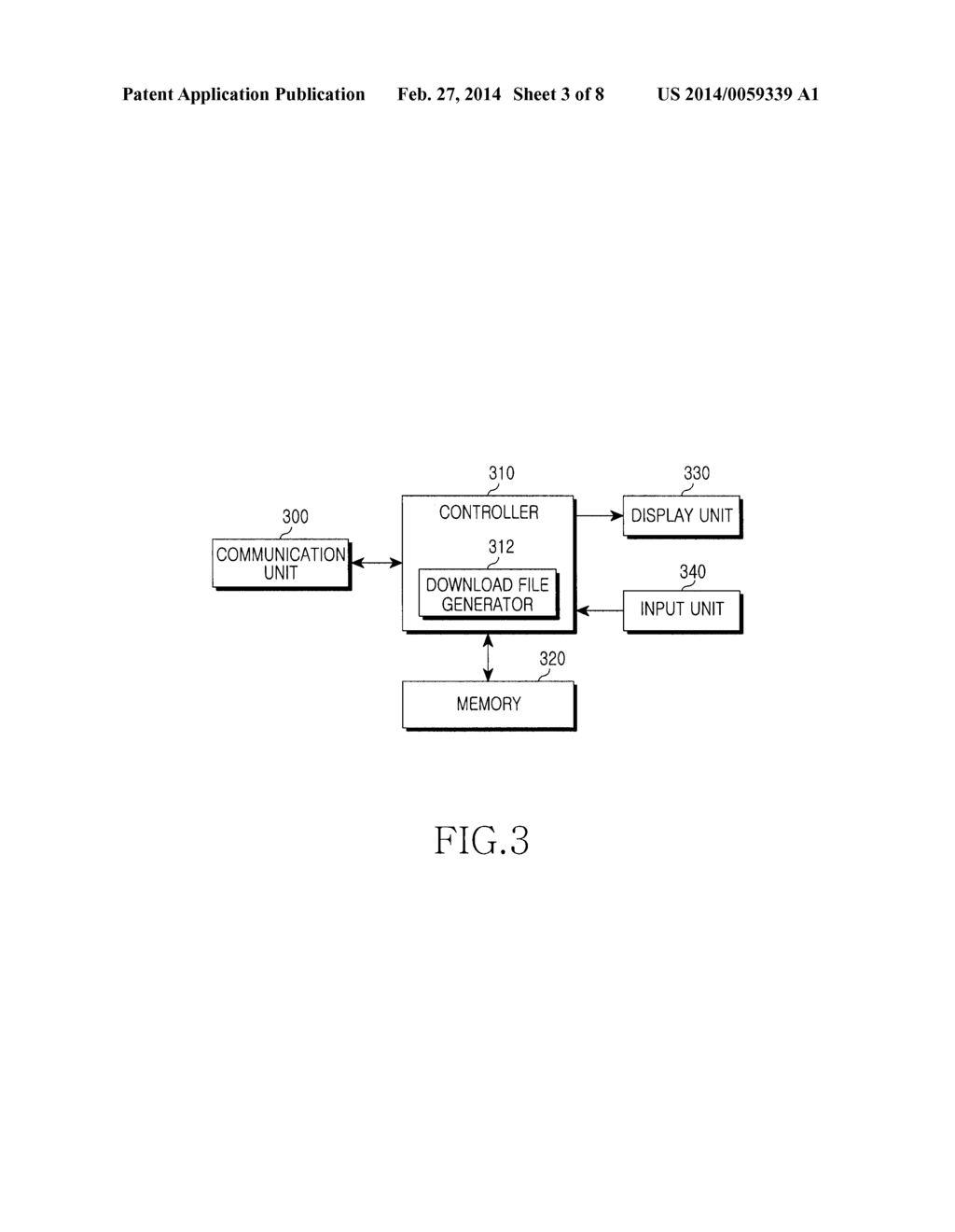 APPARATUS AND METHOD FOR DOWNLOADING CONTENTS USING AN INTERIOR MASS     STORAGE IN A PORTABLE TERMINAL - diagram, schematic, and image 04