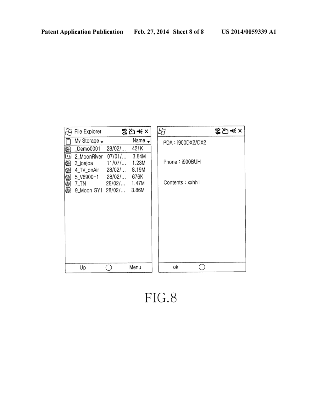 APPARATUS AND METHOD FOR DOWNLOADING CONTENTS USING AN INTERIOR MASS     STORAGE IN A PORTABLE TERMINAL - diagram, schematic, and image 09