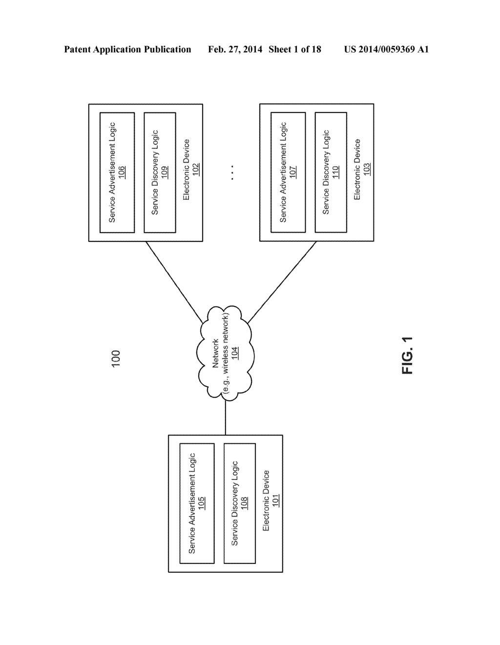 EFFICIENT SERVICE ADVERTISEMENT AND DISCOVERY IN A PEER-TO-PEER NETWORKING     ENVIRONMENT - diagram, schematic, and image 02