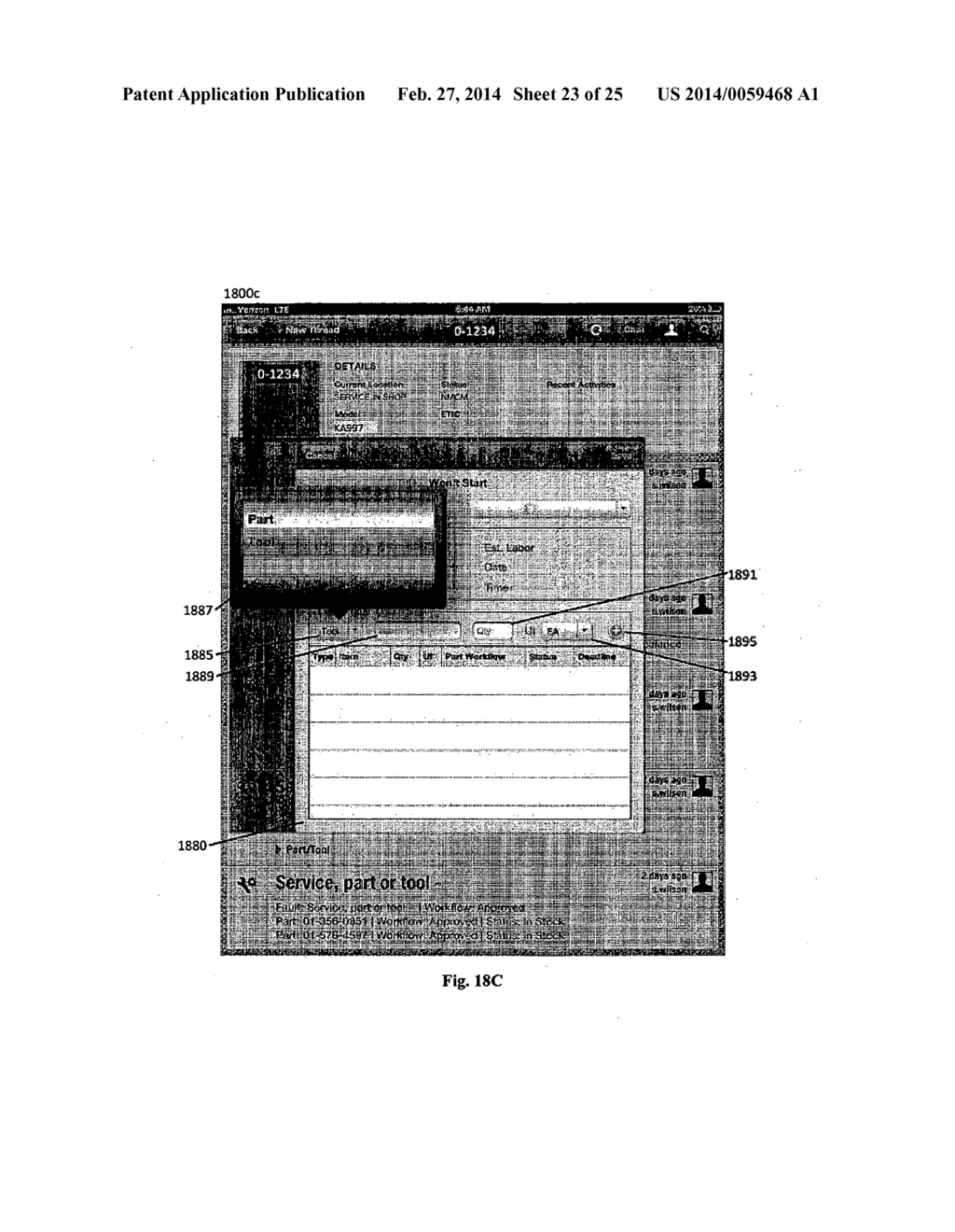 METHOD AND USER INTERFACE DEVICE FOR EFFICIENT COLLABORATION IN A     MAINTENANCE ENVIRONMENT - diagram, schematic, and image 24