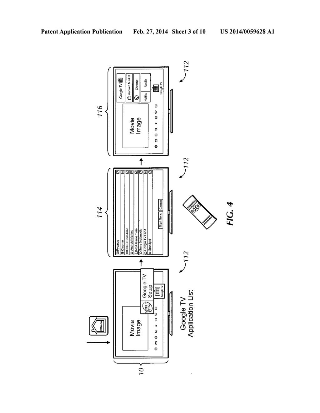 Internet TV Module for Enabling Presentation and Navigation of Non-Native     User Interface on TV Having Native User Interface Using Either TV Remote     Control or Module Remote Control - diagram, schematic, and image 04