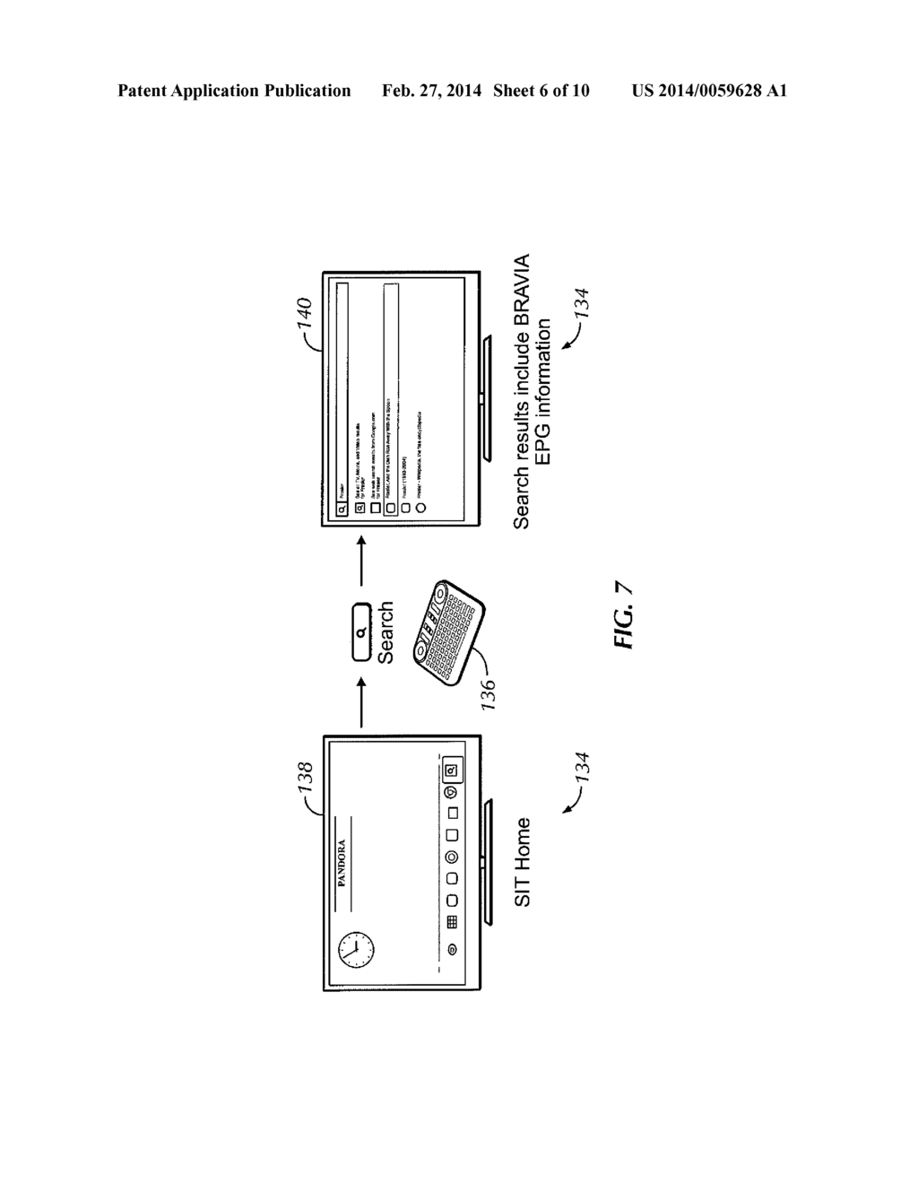 Internet TV Module for Enabling Presentation and Navigation of Non-Native     User Interface on TV Having Native User Interface Using Either TV Remote     Control or Module Remote Control - diagram, schematic, and image 07